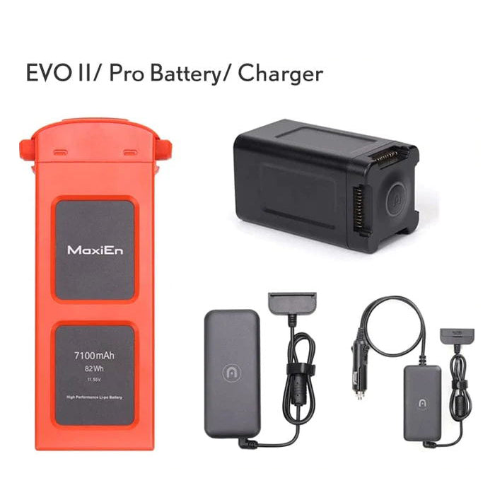 EVO II Intelligent 7100mAh LiPo Batteries/ Charging Hub/ Battery Charger/ Car Charger--Free combination Autel Robotics