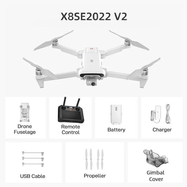 X8SE 2022 V2 4K HDR Camera Drone FIMI