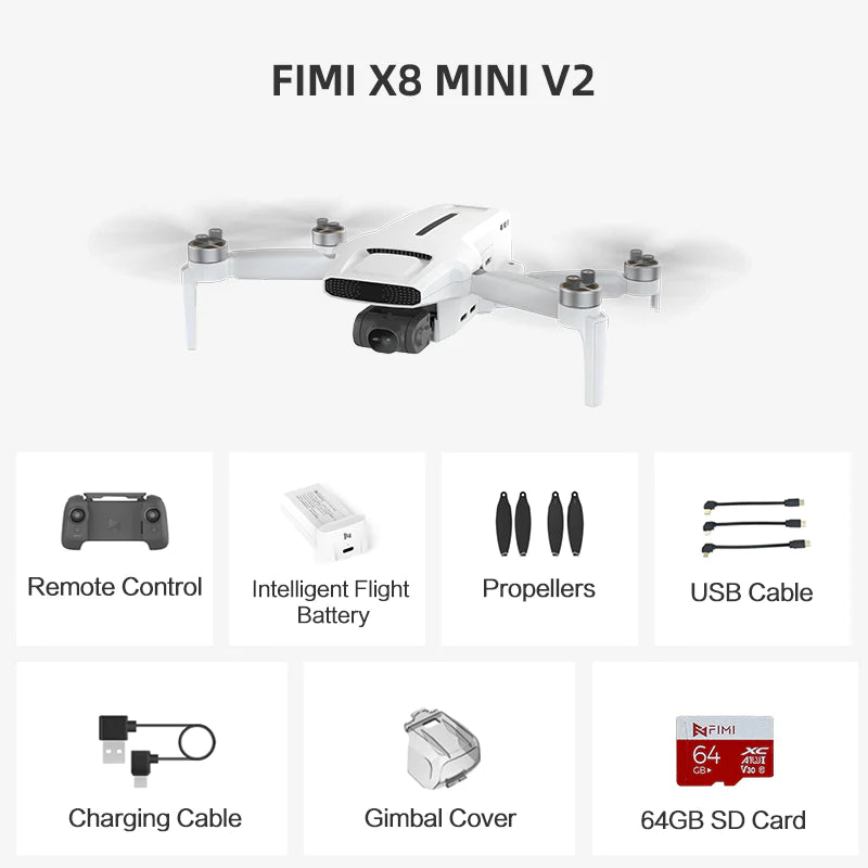 FIMI X8 Mini V2 Camera Drone BeyondskyRC