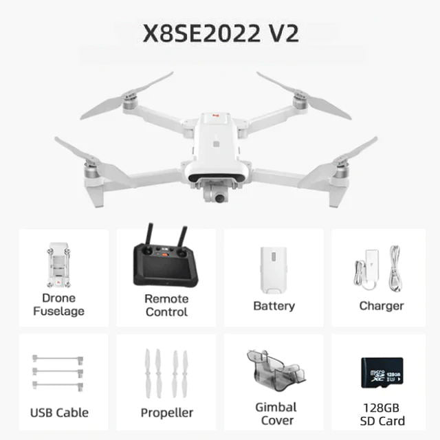 X8SE 2022 V2 4K HDR Camera Drone FIMI