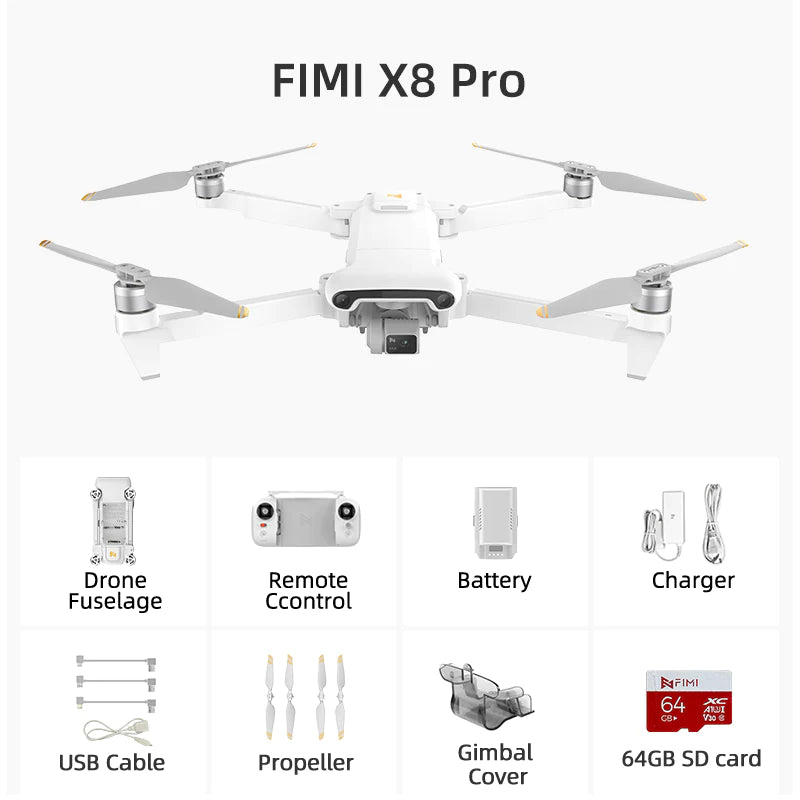 FIMI X8 Pro Camera Drone BeyondskyRC