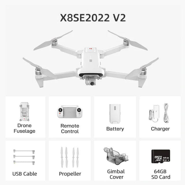 X8SE 2022 V2 4K HDR Camera Drone FIMI