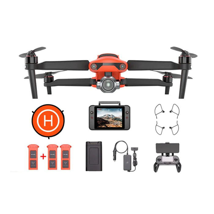 EVO 2 II Pro 8K/6K RC Drone HD Gimbal Camera 60fps 9KM 35 Min Flight Extra Battery Parking Apron Combo Quadcopter Autel Robotics