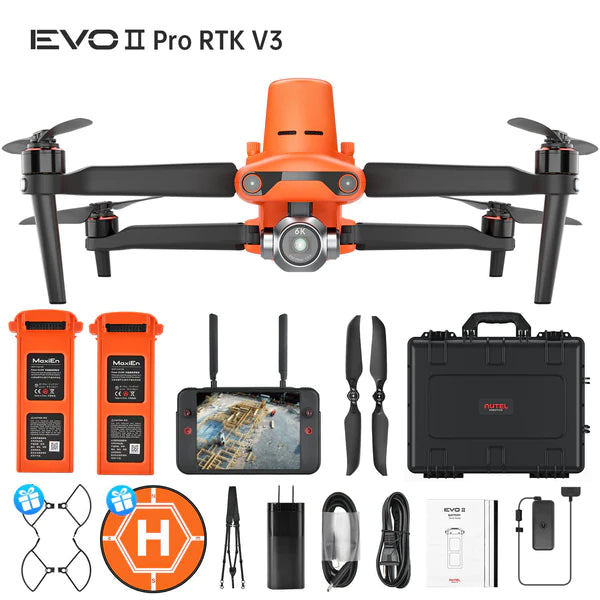 Autel Robotics EVO II Pro RTK V3 Drone Rugged Bundle (6K) Autel Robotics