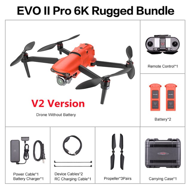 Autel EVO II Pro V2.0 with 1” CMOS F2.8-F11 6K30P Video Drone Autel Robotics