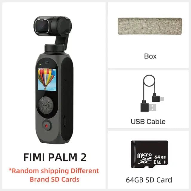 FIMI Palm 2 Pro 3-axis Stabilized Handheld Camera Gimbal Stabilizer 4K/30fps FIMI