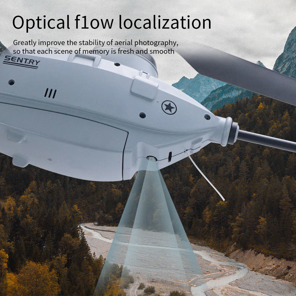 C127 RC Drone 720P Camera 6-Axis Sentry Wide Angle Camera Single Paddle without Ailerons Spy BeyondskyRC