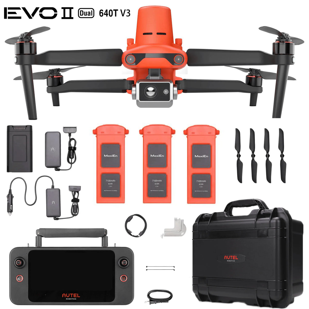 Autel Robotics EVO II Dual 640T RTK V3 Thermal Drone Rugged Bundle Autel Robotics