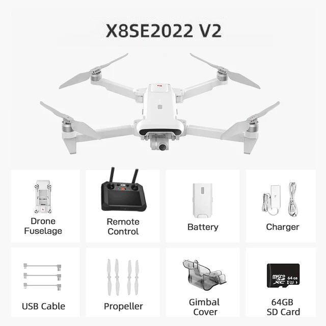 X8SE 2022 V2 4K HDR Camera Drone FIMI